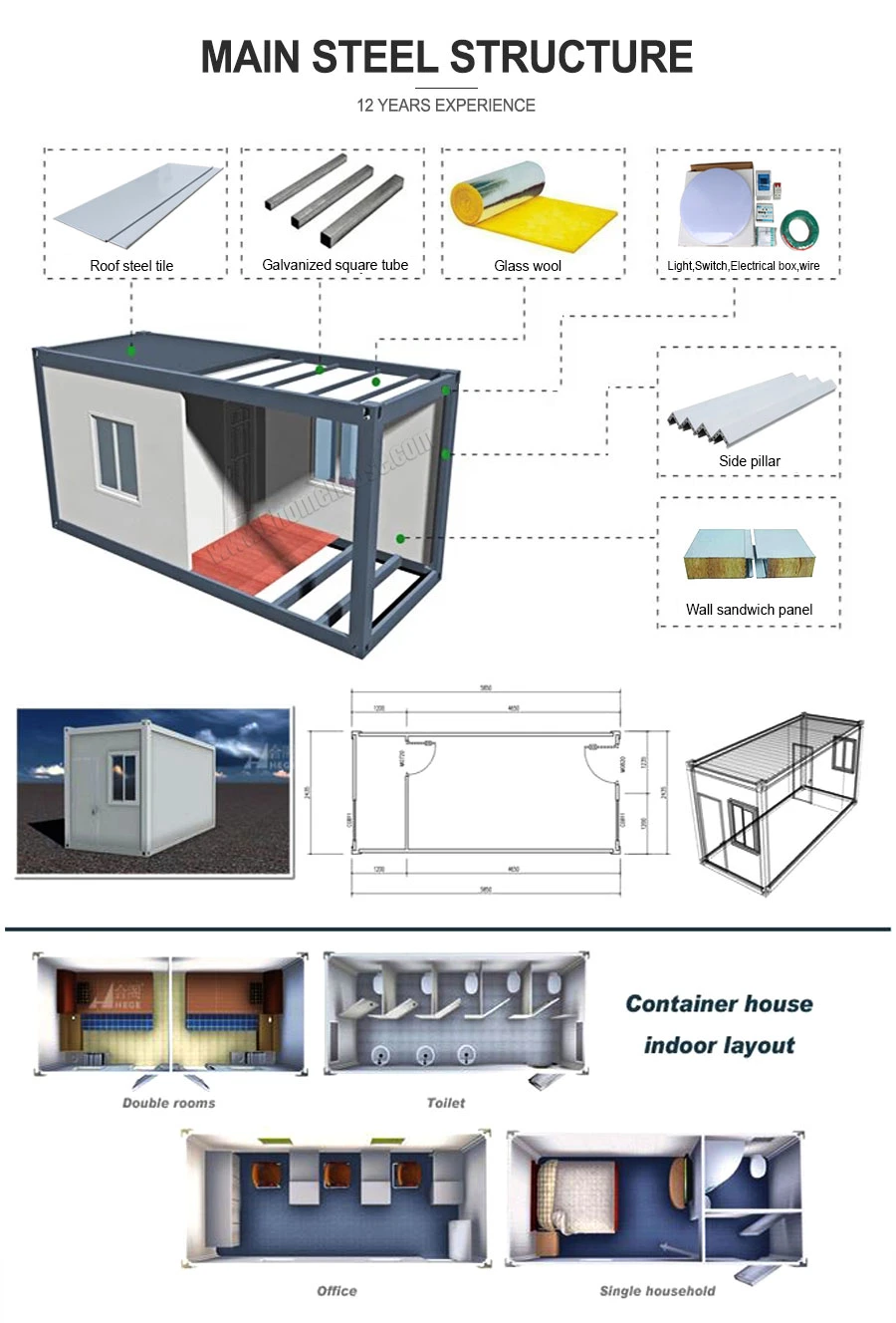 Prefabricated Container Modular Office Building
