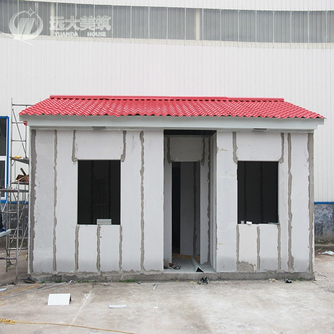 Low Cost Steel Frame Concrete Prefab House with AAC Panel