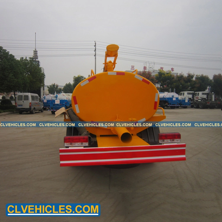 Dongfeng 4X2 Right Hand Drive Toilet Vacuum Pumping Truck Toilet Suction Truck