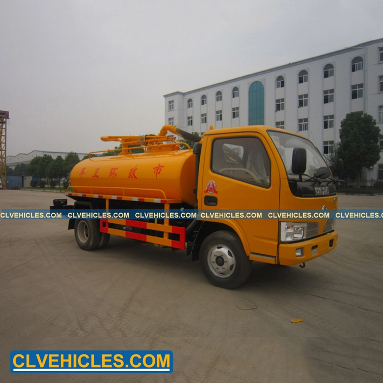 Dongfeng 4X2 Right Hand Drive Toilet Vacuum Pumping Truck Toilet Suction Truck
