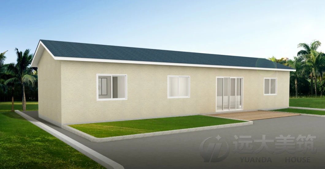Low Cost Steel Frame Concrete Prefab House with AAC Panel