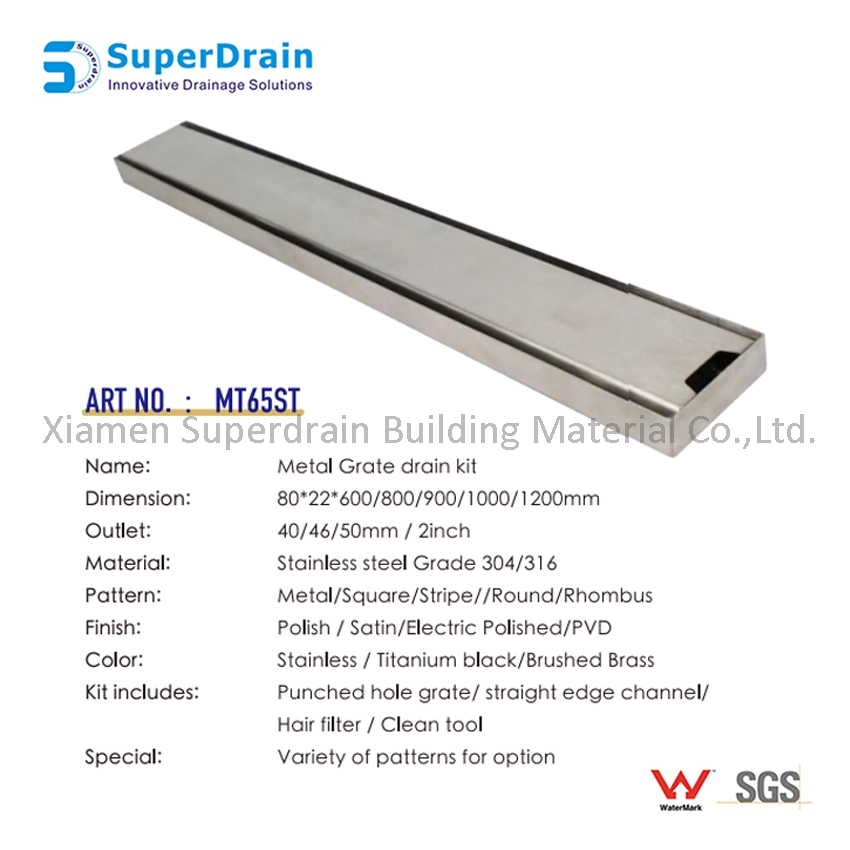 Popular Sale Stainless Steel Australia Watermark Floor Drainer Floor Waste