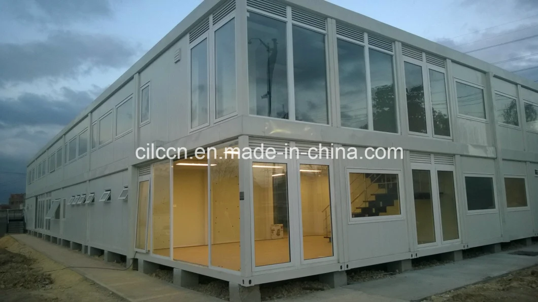 Modular Container /Mobile Container/Mobile House Container / Cabin Container with Large Glass Windows (CILC-CN201505)