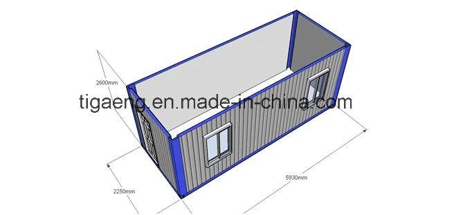 ISO, Ce 20FT/40FT Modified Shipping Container House for Living