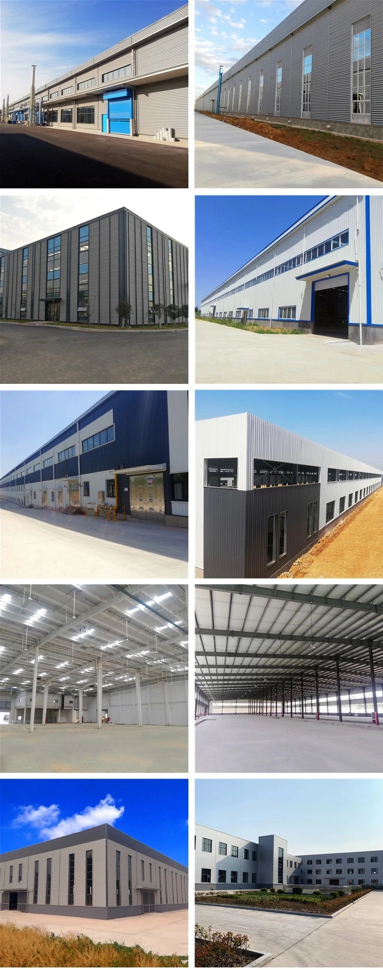 Prefabricated Steel Structure Construction Storage Warehouse Building Materials Carport Hangar