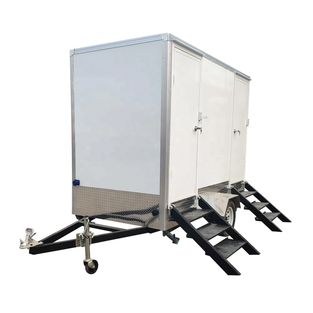 Convenient and Durable Portable Toilet Movable Trailer Toilet Portable Toilet with Trailer