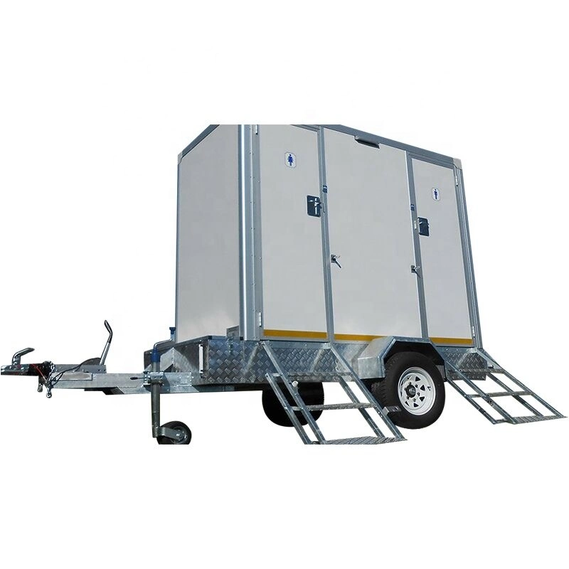 Convenient and Durable Portable Toilet Movable Trailer Toilet Portable Toilet with Trailer