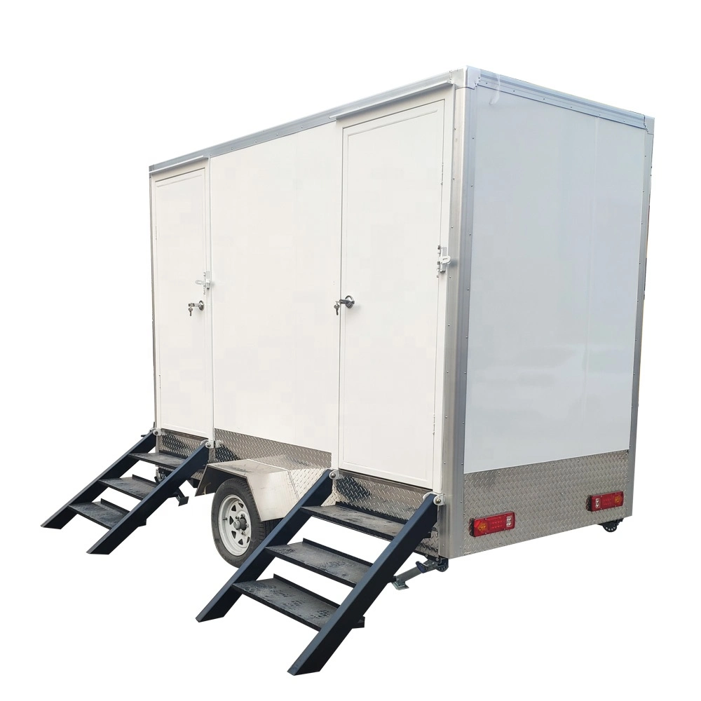 Convenient and Durable Portable Toilet Movable Trailer Toilet Portable Toilet with Trailer