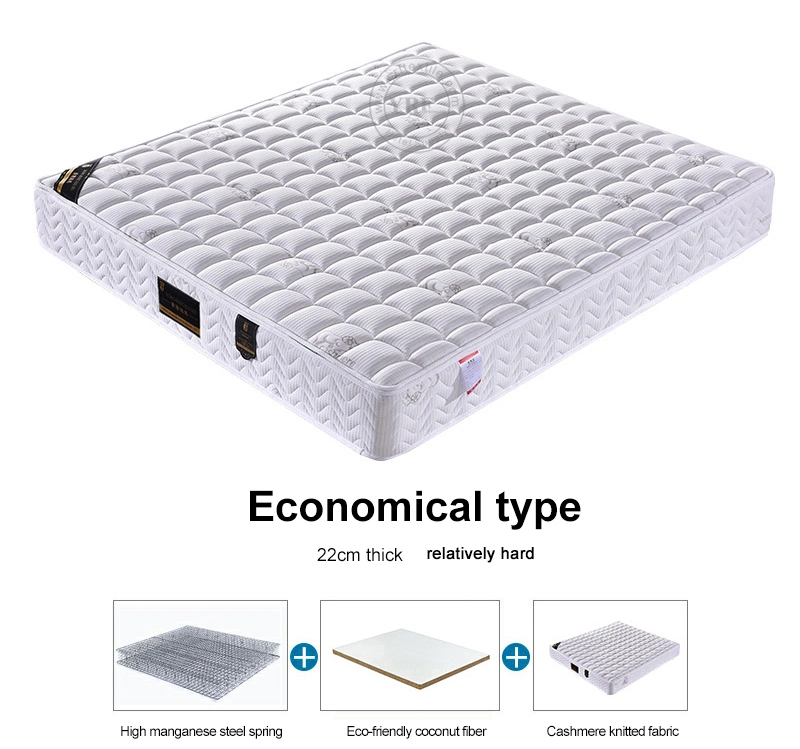 Customized Innerspring Hybrid Home Furniture Single Bed Mattress for Bedroom