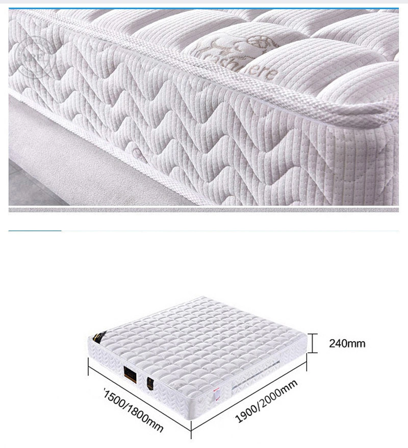 Customized Innerspring Hybrid Home Furniture Single Bed Mattress for Bedroom