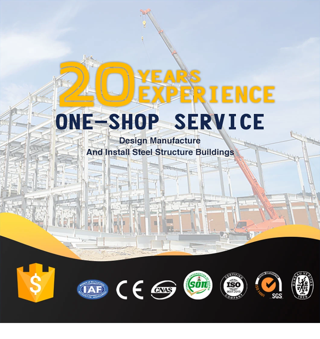 Multi-Floor Warehouse Construction Materials Steel Structure Buildings Prefab Steel Workshop/Warehouse
