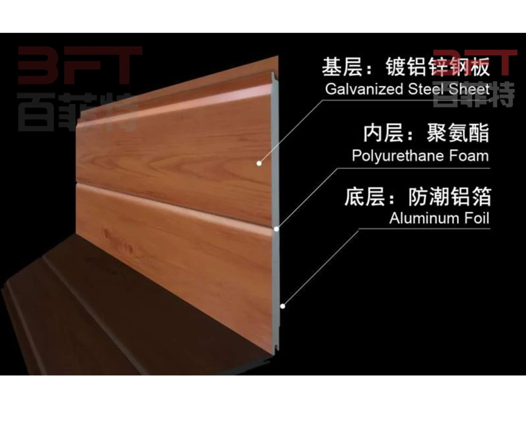 Insulation Board Wood Pattern for Exterior Wall Renovation Light Steel Construction