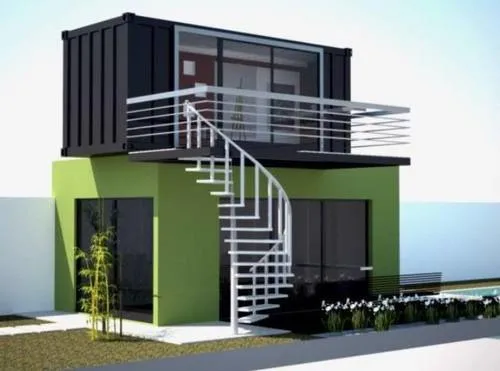 fashion Design Converted Shipping Container House Coffee Shop in EU