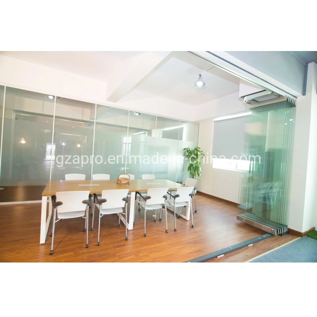 Custom Used Office Wall Partitions Soundproof Office Partition Wall Panel Mobile Foldable Soundproof Glass Wall Partition