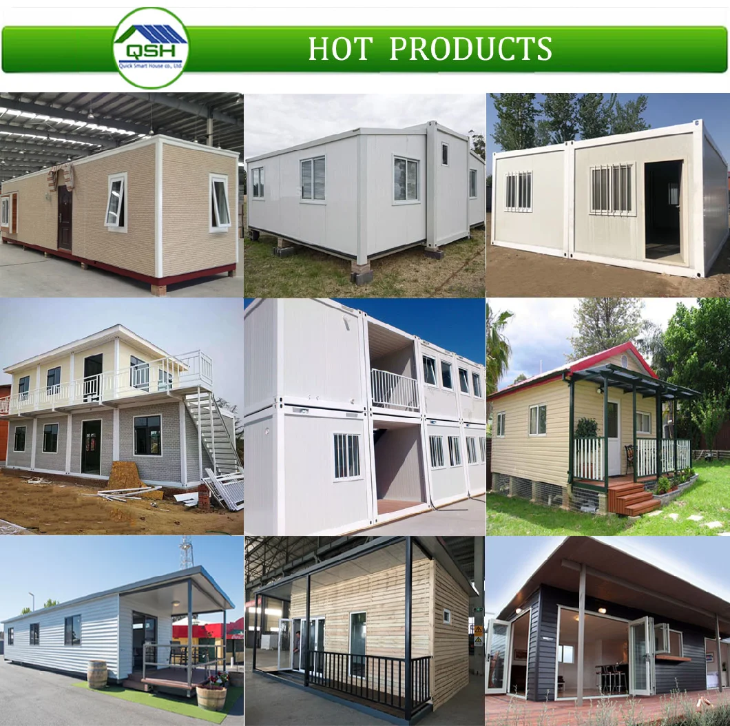 Prefabricated 20 FT Luxury Container Home Prefab Container House for Philippine Project