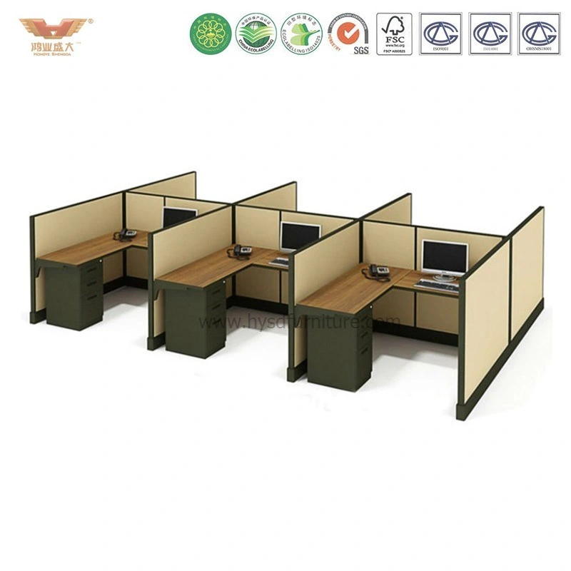 Office Cube for 4 People Office Desk and China Office Furniture Workstations