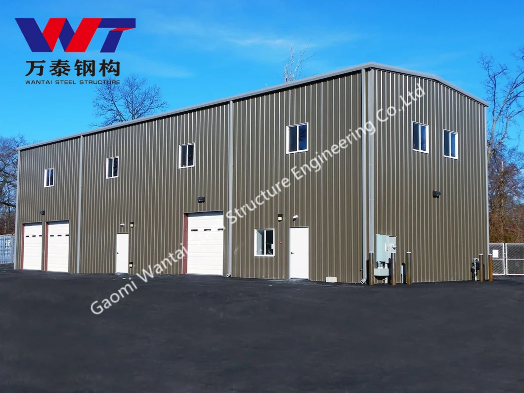 Large Span Steel Warehouse Workshop Prefab Metal Buildings