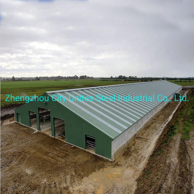 Manufacturer Metal Frame Building Free Design Prefab Steel Agriculture Barn