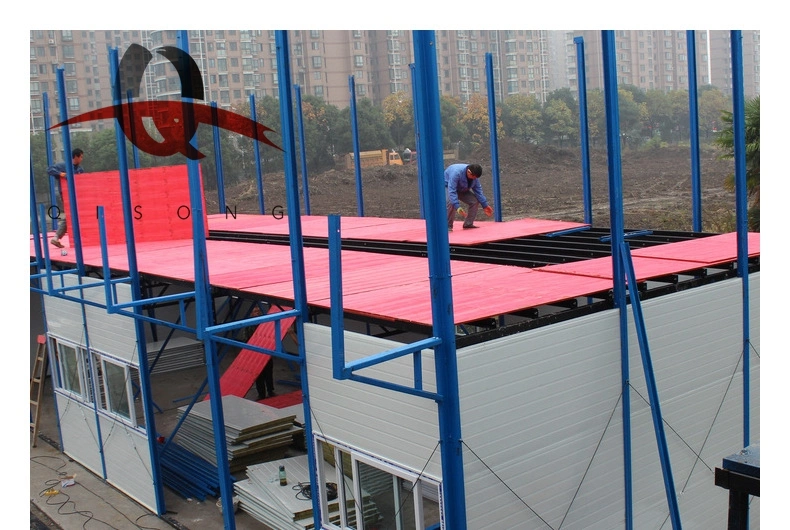 [Qisong] Double Storeys Steel Structure Prefab House Prefabricated Building Prefabricated House Portable House