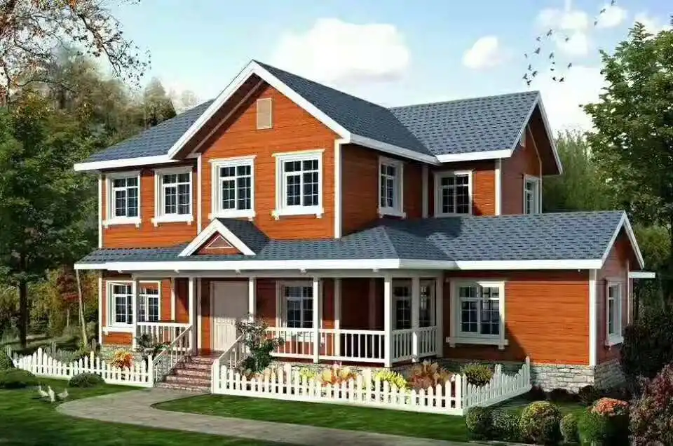 Light Steel Prefab House Light Steel Villa Building
