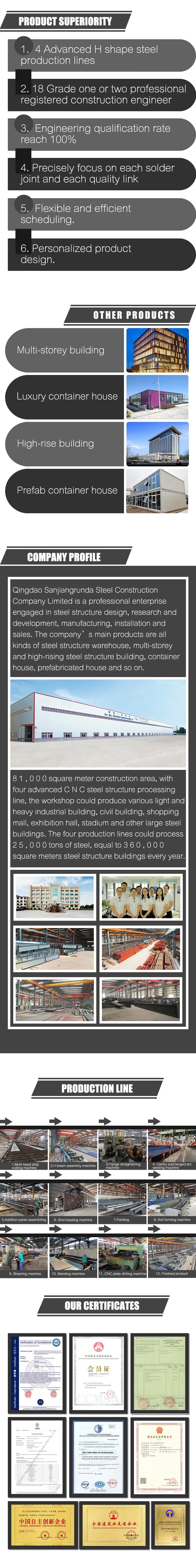 Steel Frame Warehouse Welded Ball Steel Space Steel Structure Frame Building