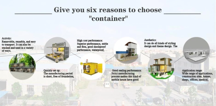 Prefabricated Coffee Shop Container Homes Luxury Shipping Containers Homes for Sale Container