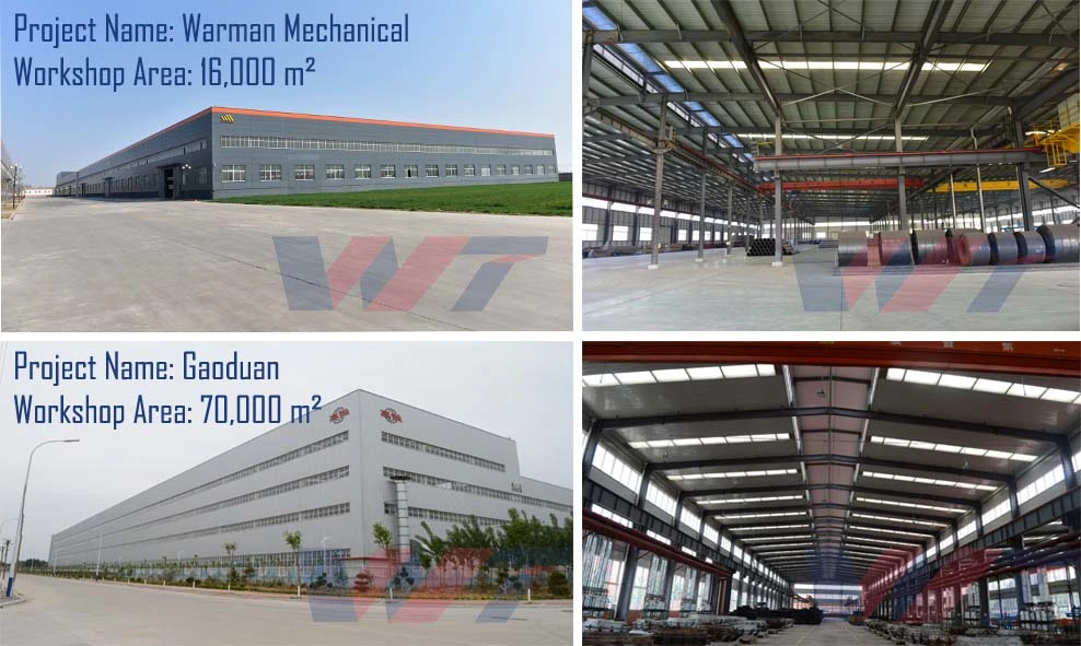 Prefab/Prefabricated Light Weight Steel Strucuture Frame Metal Warehouse/Steel Frame Warehouse
