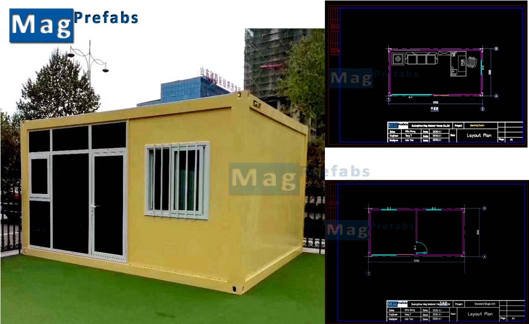 20FT 40FT Army Customize Portable Prefab Modular Container Camp House