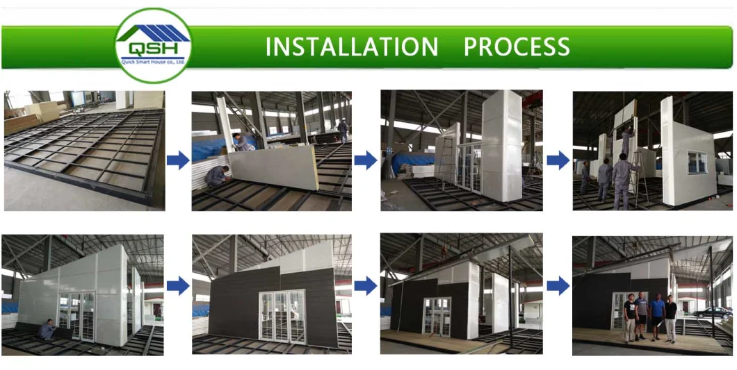 3 Bedroom Fast Building Lowes Modern/Modular/Portable House/Kits Prefab Homes for American/Bangladesh/Canada