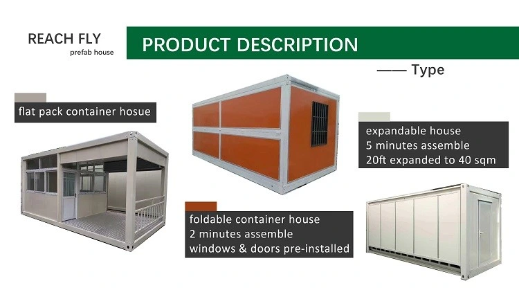 Expandable/ Folding Steel Frame 20FT Tiny Home Container House