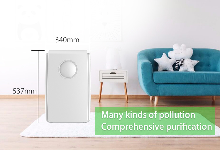 Factory Wholesale OEM European Home Bedroom Used Portable Air Purifier with True HEPA Filter