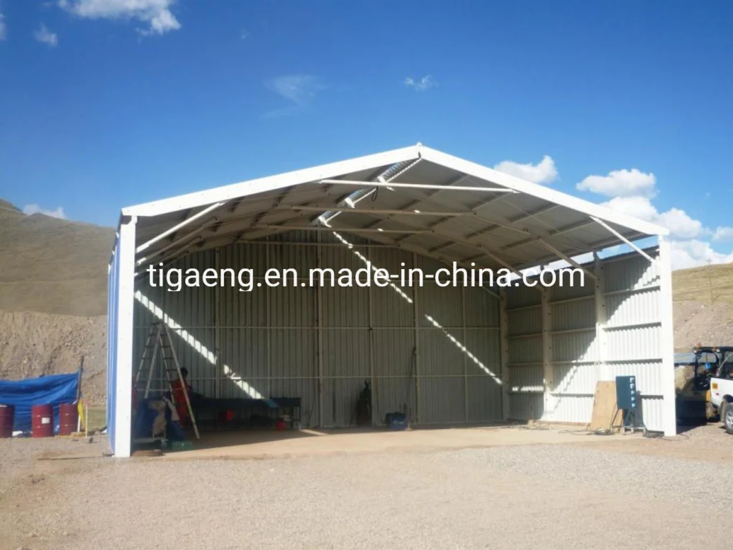 Pre Built Metal Steel Frame Building Light Steel Frame Construction Industrial Structure