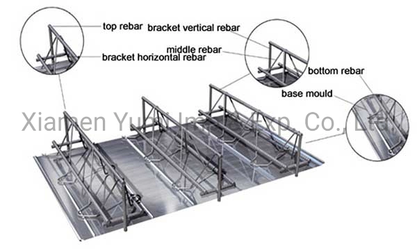 High Strength Steel Rebar Truss Girder Steel Floor Decking