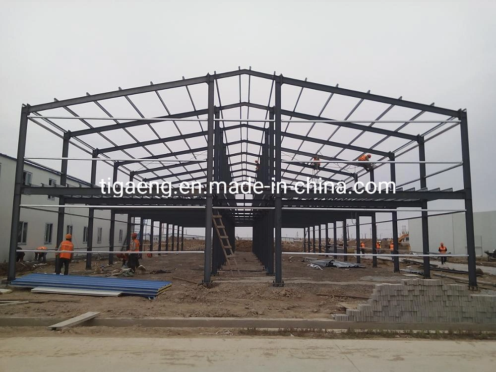 Pre Built Metal Steel Frame Building Light Steel Frame Construction Industrial Structure