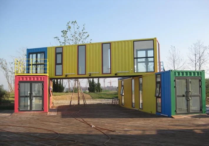 fashion Design Converted Shipping Container House Coffee Shop in EU