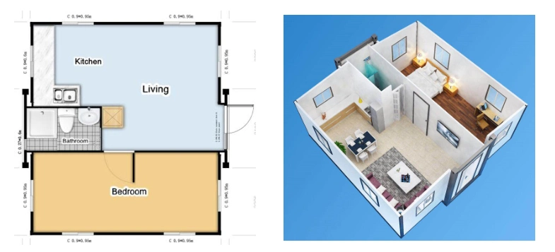 Modular Buildings/Granny Flats Use for Family Members/Home Office/Workers