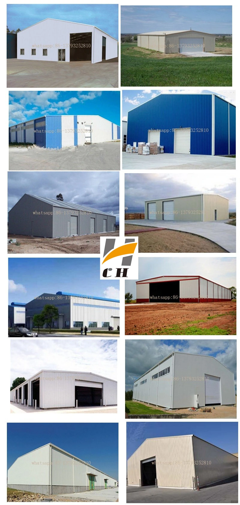 Light Prefabricated Steel Buildings/Shop/Steel Structure Workshop