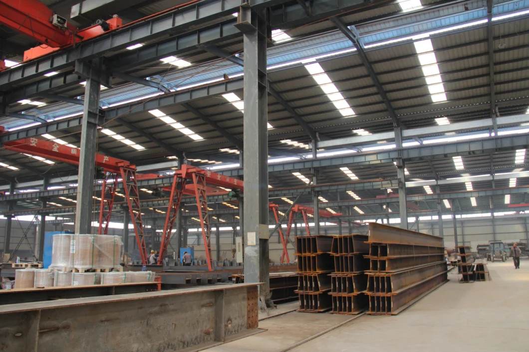 Prefabricated Steel Structure Steel Construction Warehouse with Galvanized Steel