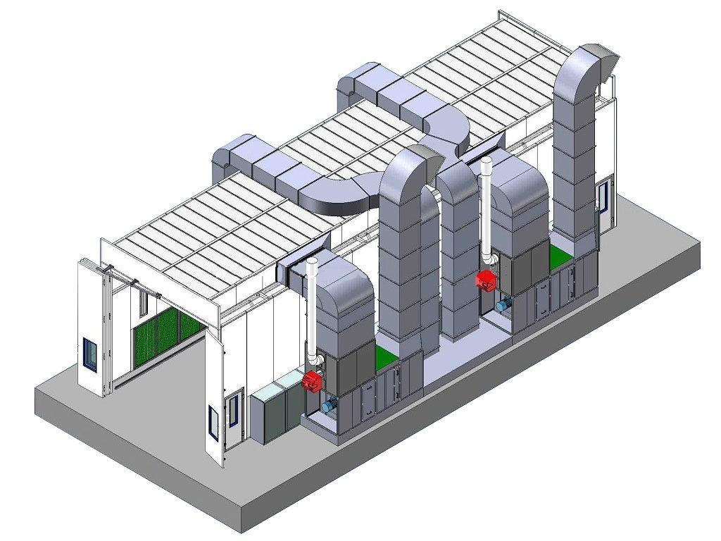 Spraying and Baking Portable Industrial Spray Booths