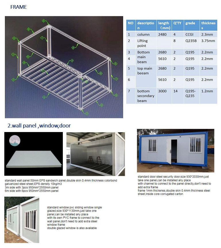 Living China Modular Homes Container Prefabricated House Luxury