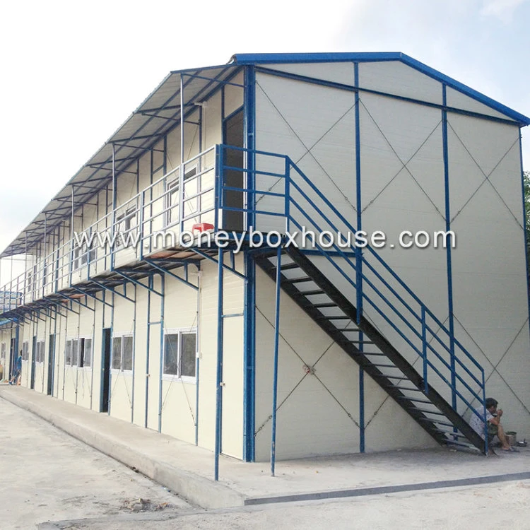 Construction 2 Storey Ready Made Steel Frame Prefabricated Steel House