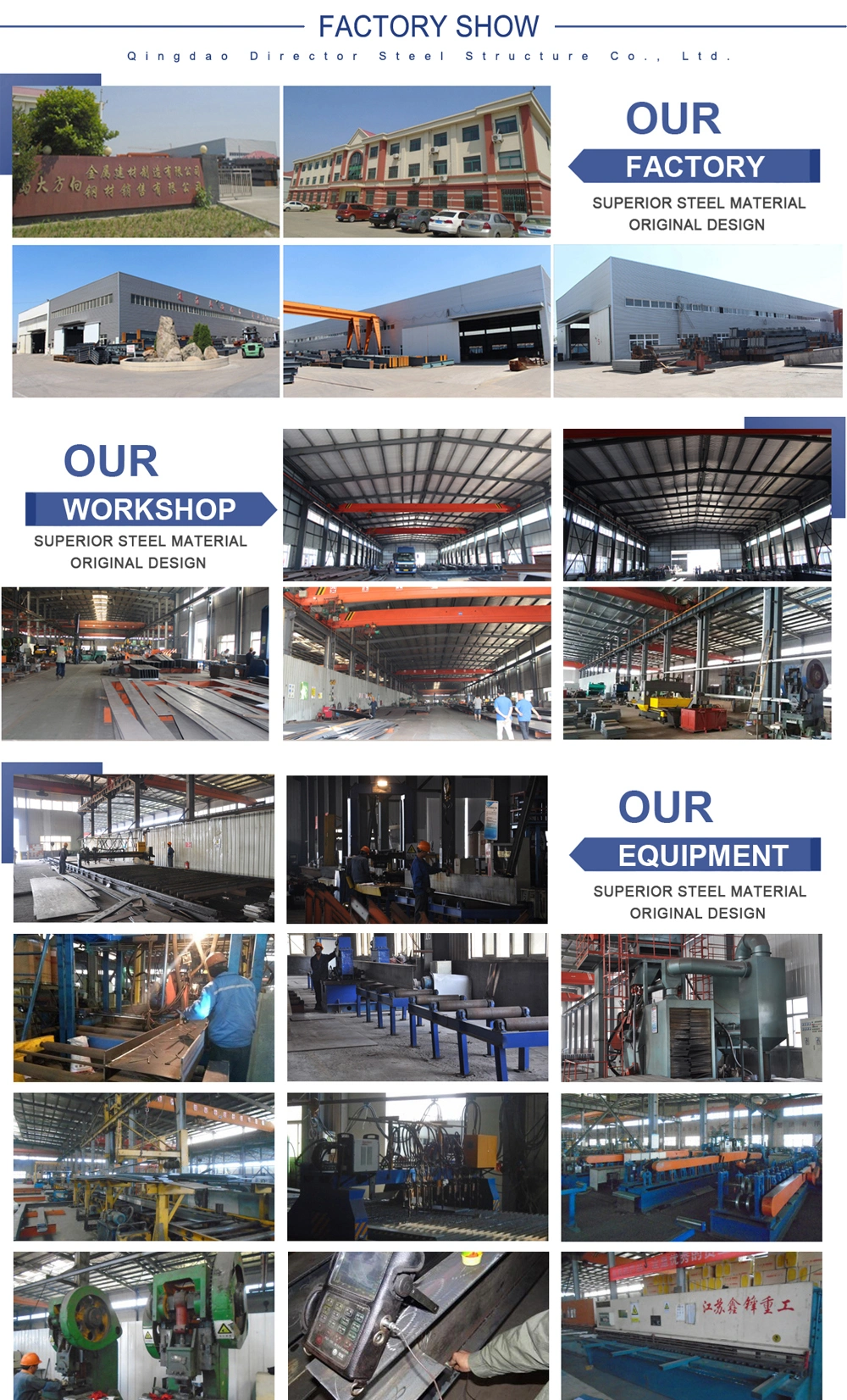 Cheap Metal Workshop Large Prefab Multi-Story Prefab Buildings