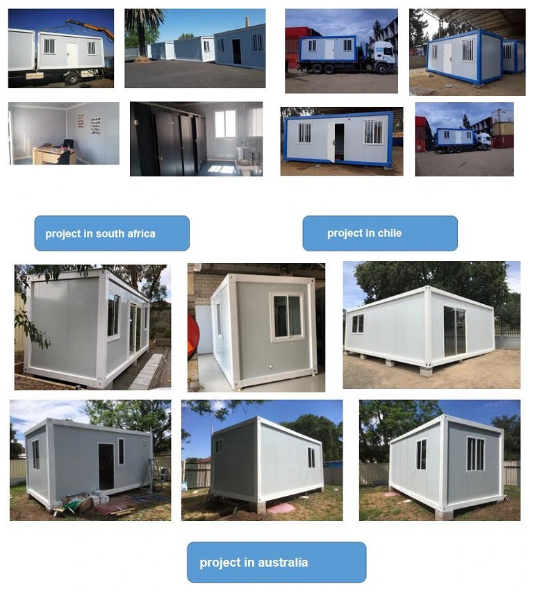 Steel Structure Modular Prefab Fully Furnished Container Homes Frame
