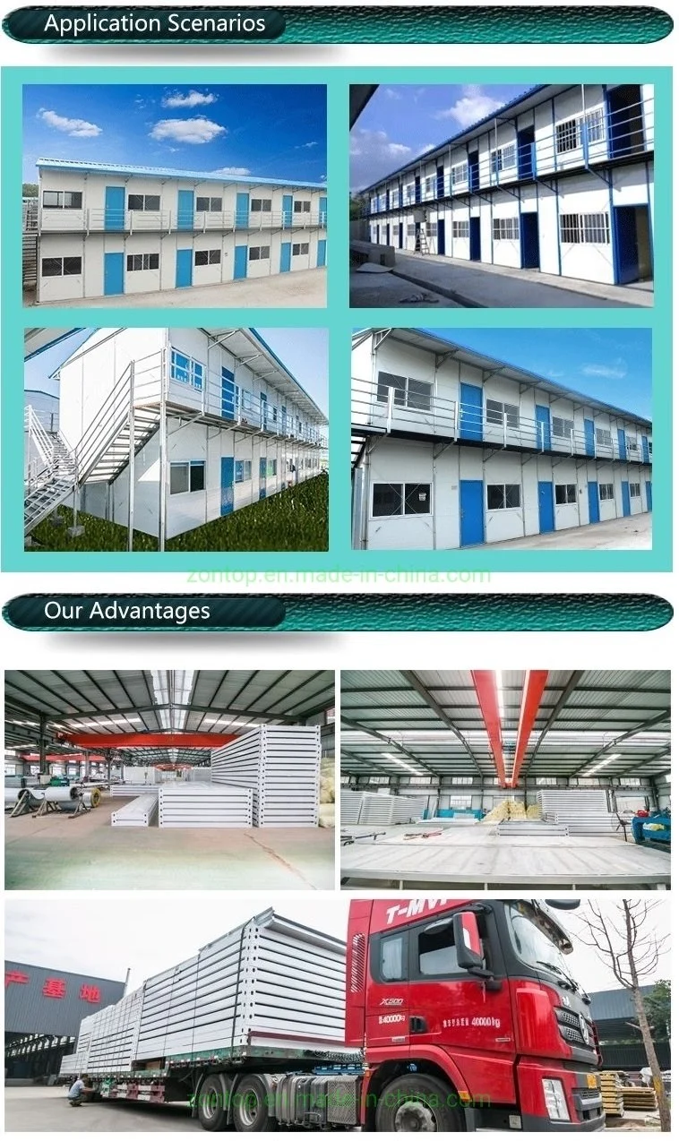 2000 Square Meter Popular Fireproof Anti Earthquake Labor Use Prefab House
