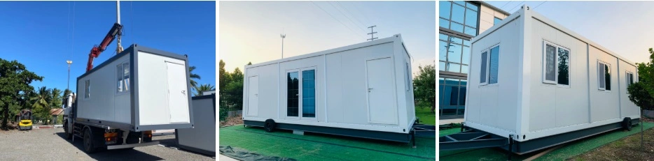 Container Home Movable Prefabricated House for Villa, Office, Public Toilet Container House Movable Prefab House