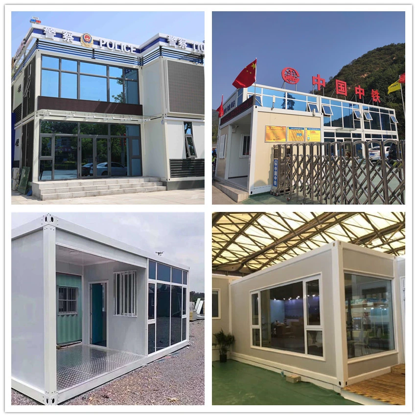 3 Bedroom Container House 40 FT Shipping Prefab Living 20FT MGO Board Prefabricated House