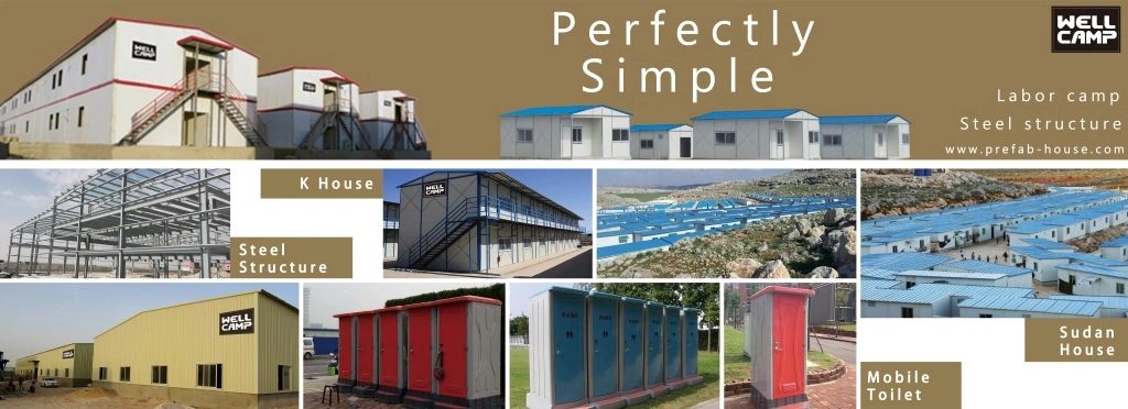 Prefabricated Contractor Offices Two Floor Modular Portable House T House