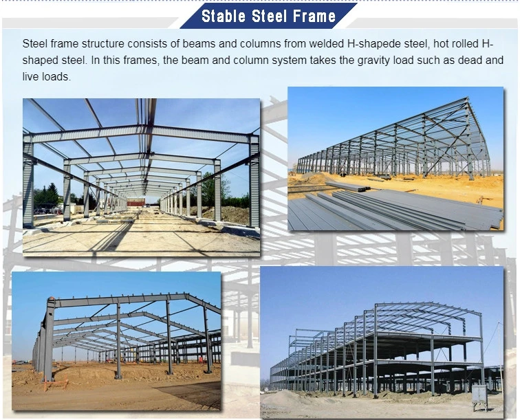 Prefabricated Commercial Structural Steel Factory Buildings for Sale