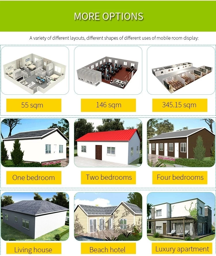 Low Cost Prefabricated Light Steel Frame House/Steel Structure Prefab House