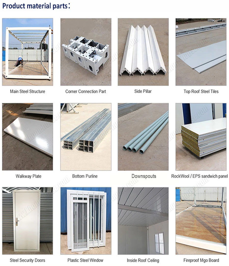 Prefabricated Modular Worker Dormitory Flat Pack Containers